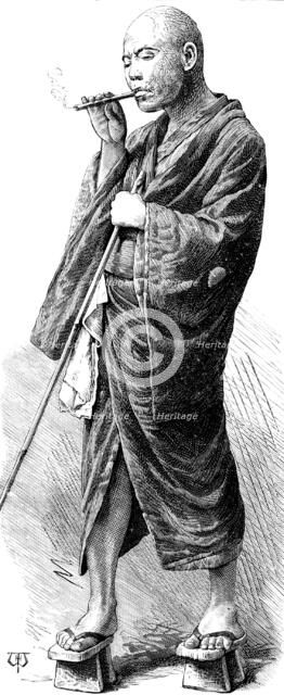 Street sketches in Tokio, Japan: Amma (shampoo rubber at hot baths), 1890. Creator: Unknown.