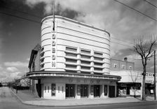 Street view of the Odeon cinema, Isleworth, London, c1935. Artist: J Maltby