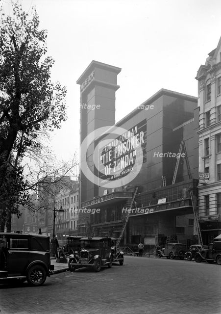 Street view of the Odeon, Leicester Square, London, 1937. Artist: J Maltby