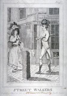 Street Walkers 1786. Artist: Benjamin Smith