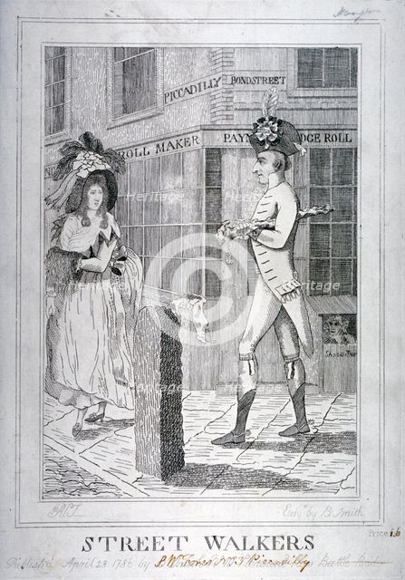 'Street Walkers', 1786. Artist: Benjamin Smith