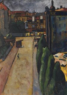 Streetscape I, 1913. Creator: Kanoldt, Alexander (1881-1939)