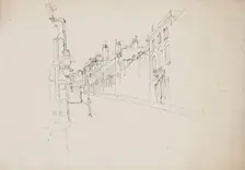 Streetscene. Creator: Alfred William Rich