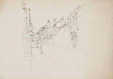 Streetscene. Creator: Alfred William Rich