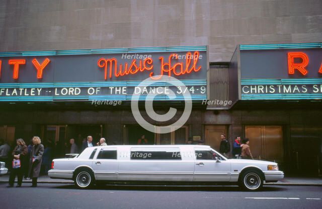 Stretch Limousine in New York. Artist: Unknown.