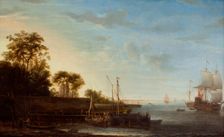 Stretch of Coast by the Zuiderzee, late 1600s or early 1700s. Creator: Simon de Vlieger