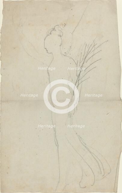 Striding Female with Palm. Creator: John Flaxman.