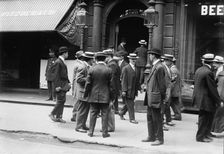 Strike at Bryant Hall, between c1910 and c1915. Creator: Bain News Service