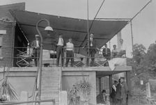 Strike breakers (subway), between c1915 and c1920. Creator: Bain News Service