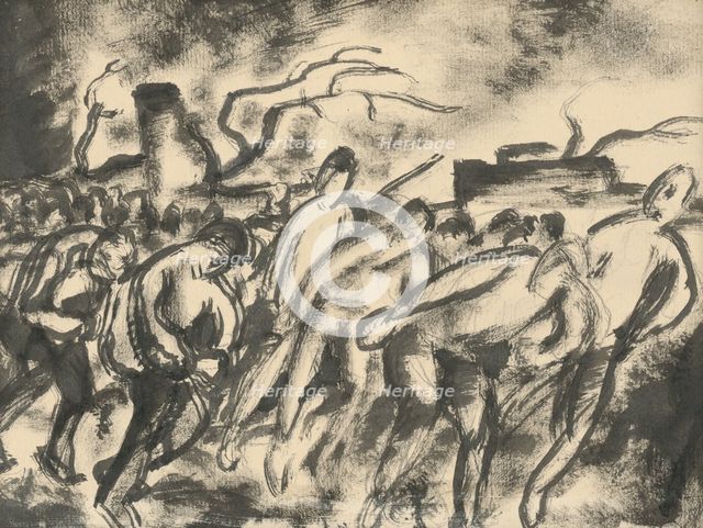 Strike I., 1924-1927. Creator: Konstantin Bauer.