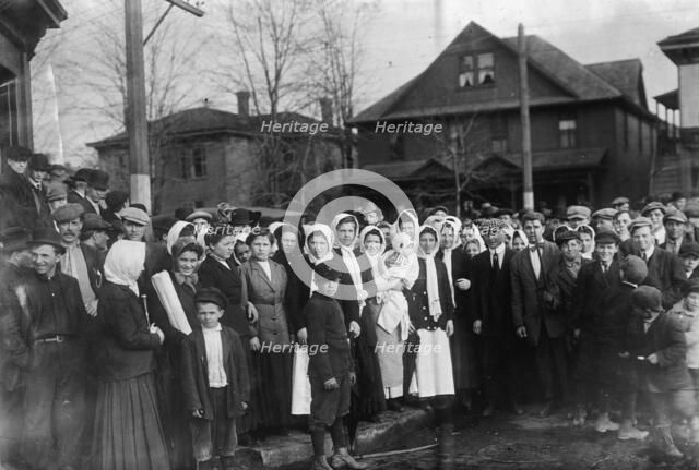 Strikers at Auburn - April '13, 1913. Creator: Bain News Service.