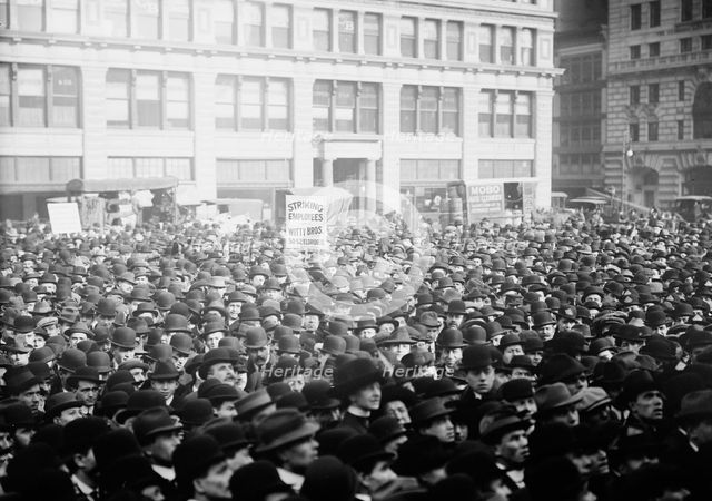 Strikers, Union Square, May Day, '13, 1913. Creator: Bain News Service.