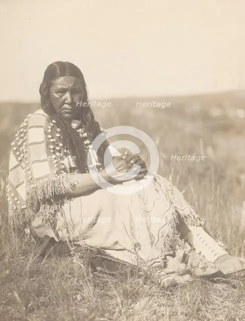 Strikes Back, 1910. Creator: Edward Sheriff Curtis.