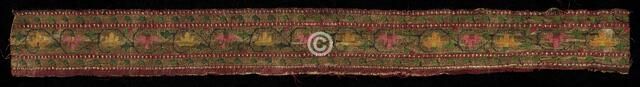 Strip of Border of Sari, 1800s. Creator: Unknown.