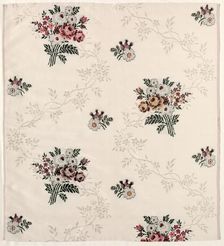 Strip of Brocade, late 1700s. Creator: Unknown