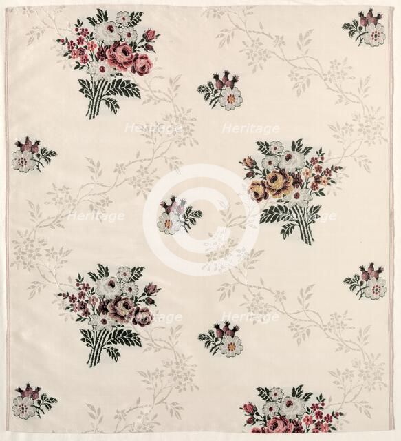 Strip of Brocade, late 1700s. Creator: Unknown.