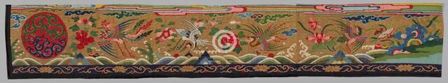 Strip of Silk Tapestry (Ko Ssu), 1700s-1800s. Creator: Unknown.