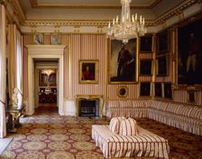 Striped Drawing Room, Apsley House, c1990-2010. Artist: Nigel Corrie