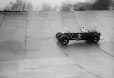 Stripped Invicta 4-seater racing at a BARC meeting, Brooklands, Surrey, 1930s Artist: Bill Brunell