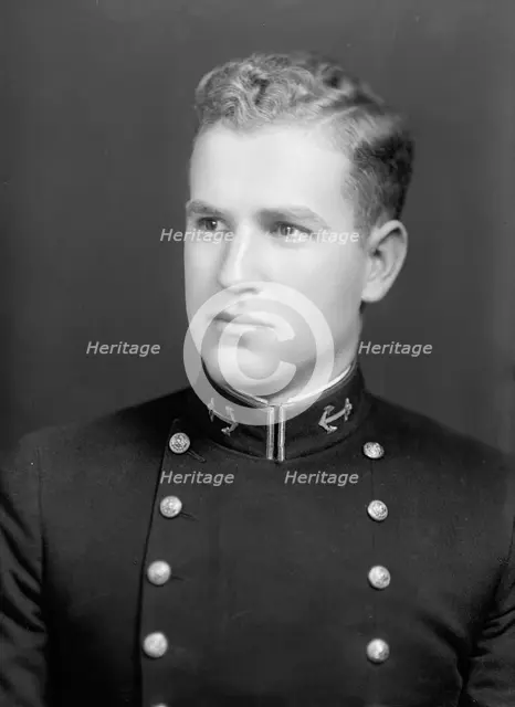 Strong Boozer, Midshipman - Portrait, 1933. Creator: Harris & Ewing.
