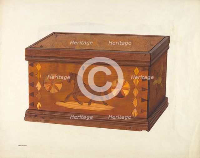 Strong Box, c. 1940. Creator: Chris Makrenos.