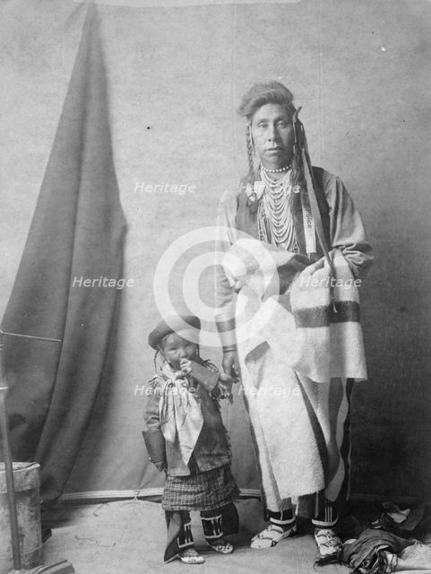 Strong Enemy, c1908. Creator: Edward Sheriff Curtis.