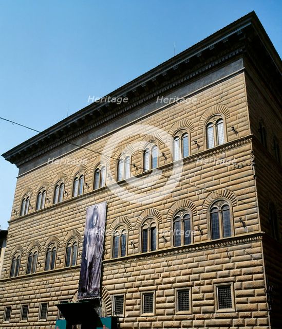 Strozzi Palace, Florence, Italy, 15th-16th century (2000). Creator: LTL.