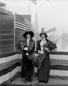 Strs. A.D. MacTier and F.P. Jones, sponsors, 1913 Mar 8. Creator: Unknown