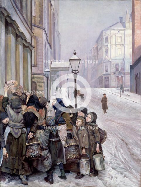 Struggle for Survival. Artist: Krohg, Christian (1852-1925)