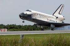 STS-121 landing, Kennedy Space Center, Florida, USA, July 17, 2006. Creator: NASA