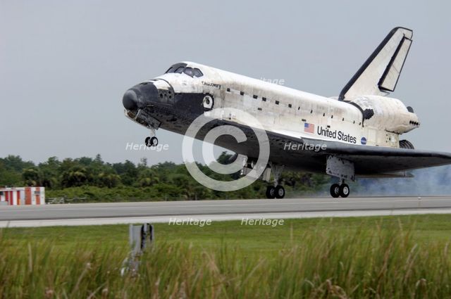 STS-121 landing, Kennedy Space Center, Florida, USA, July 17, 2006.  Creator: NASA.