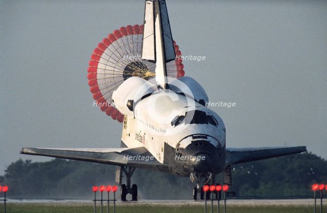 STS-50 landing, USA, July 9, 1992. Creator: NASA.