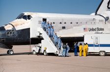 STS-61A landing, USA, November 6, 1985. Creator: NASA