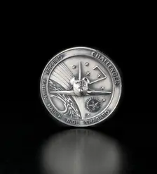 STS-7 Medallion owned by Sally Ride, ca. 1983. Creator: Robbins Co.