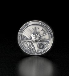 STS-7 Medallion owned by Sally Ride, ca. 1983. Creator: Robbins Co.