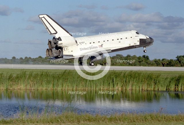 STS-86 Landing, Florida, USA, 1997. Creator: NASA.