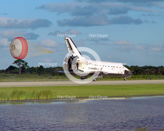 STS-86 landing, Florida, USA, October 6, 1997. Creator: NASA.