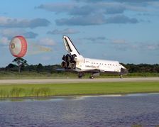 STS-86 landing, Florida, USA, October 6, 1997. Creator: NASA