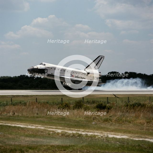 STS-91 landing, Florida, USA, June 12, 1998. Creator: NASA.