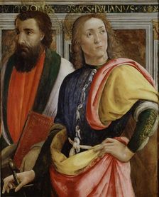 Sts Bartholomew and Julian the Hospitaler, late 15th century. Creator: Agnolo di Domenico di Donnino