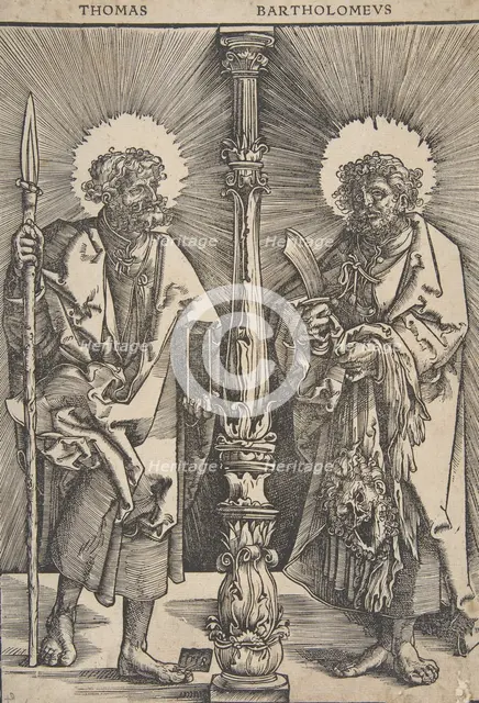 Sts. Thomas and Bartholomew, 1518. Creator: Monogrammist G.Z..