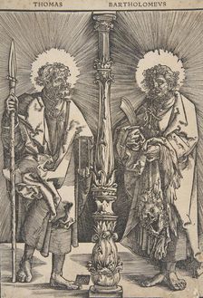 Sts. Thomas and Bartholomew, 1518. Creator: Monogrammist G.Z.