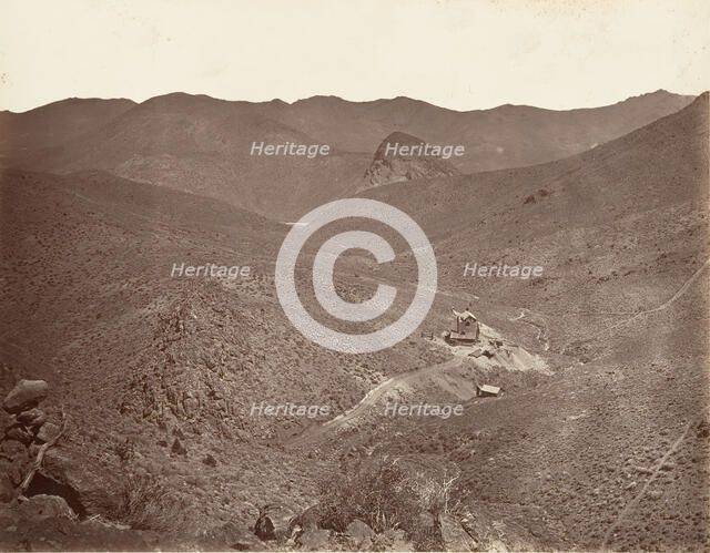 Sutro Tunnel Shaft No. 2, 1875, printed ca. 1876. Creator: Carleton Emmons Watkins.