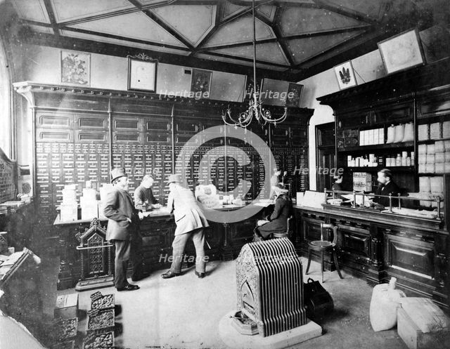 Sutton's Seed Shop, Reading, Berkshire, c1880. Artist: Unknown