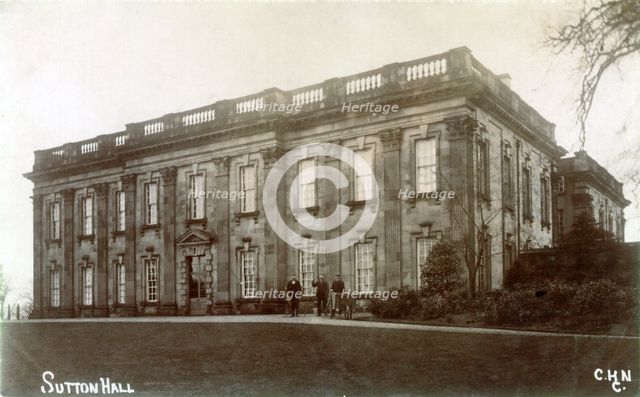 Sutton Scarsdale Hall, near Chesterfield, Derbyshire, pre-unkn1920. Creator: Unknown.