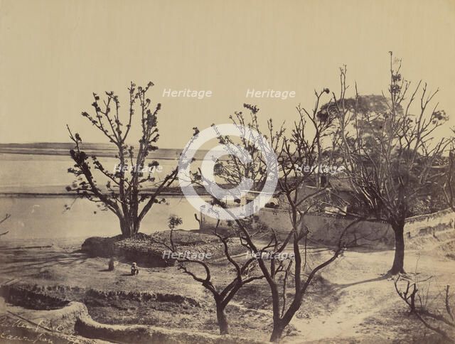 Suttee Ghat, Cawnpore, 1858. Creator: John Murray.