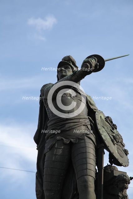 Suvorov Monument, St Petersburg, Russia, 2011. Creator: Sheldon Marshall.