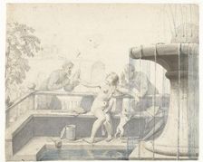 Suzanna and the elders, 1620-1629. Creator: Gerard ter Borch I