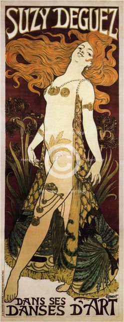 Suzy Deguez, 1905. Artist: Grasset, Eugène (1841-1917)