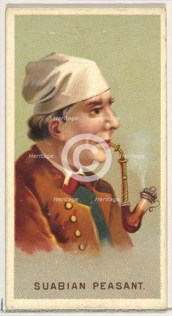 Suabian Peasant, from World's Smokers series (N33) for Allen & Ginter Cigarettes, 1888. Creator: Allen & Ginter.